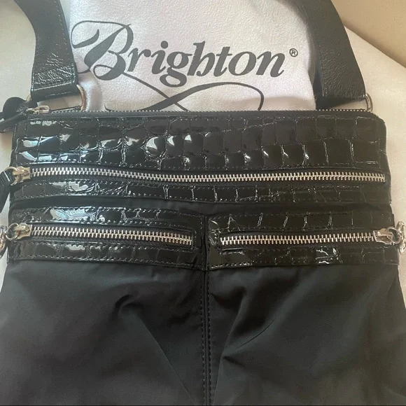 Brighton Black Shoulder Handbag - Picture 2 of 6
